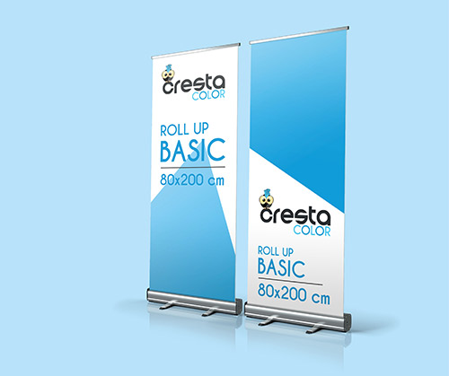 ROLL-UP BASIC 80x200 MONOFACCIALE